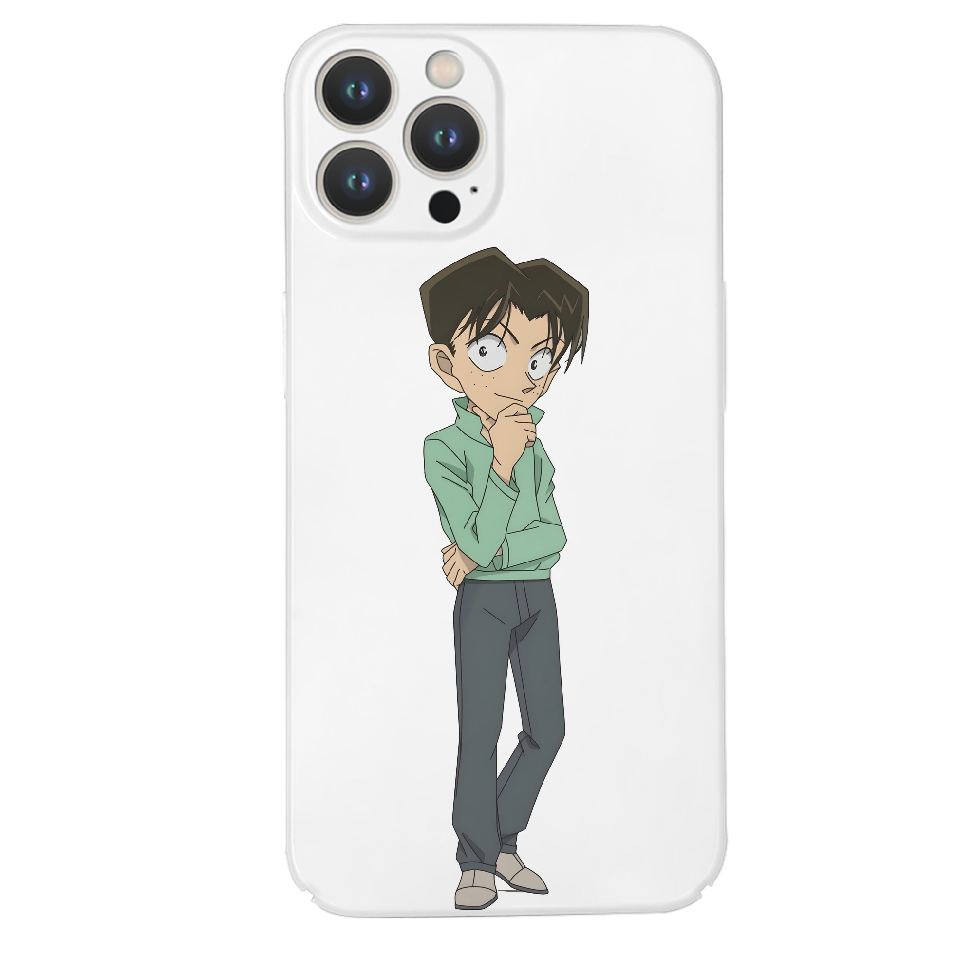 （画像用） 名探偵コナン 円谷 光彦 つぶらや みつひこ Detective Conan Mitch Tennyson 【iPhone 14シリーズ対応】ハードケース